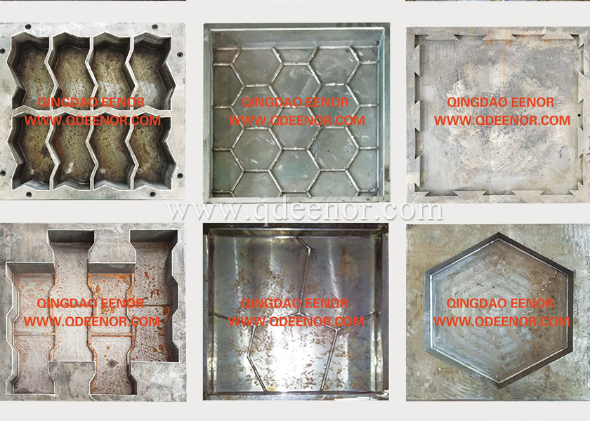 Rubber tile molds